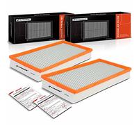 A-Premium 2 Pcs Filtro Aria Motore Compatibile con Chevrolet C4500 Kodiak, C5500 Kodiak e GMC C4500 Topkick, C5500 Topkick, 2007-2009, V8 6,6L