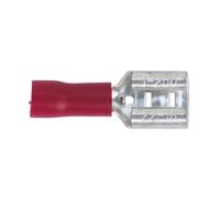 A Pressione Terminale 6.3mm Femmina Rosso Confezione Di 100 - Sealey RT21 Nuovo