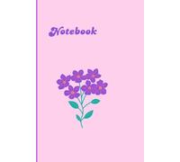 A pretty pink and purple notebook with flowers: A lovely and elegant gift for friends and family