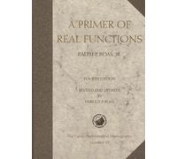 A Primer of Real Functions
