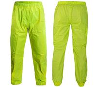 A-Pro Antipioggia Anti Vento Pantaloni Antiacqua Impermeabili Foderato Moto Fluo S