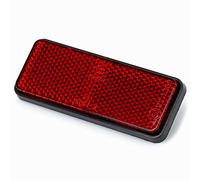 A-Pro Catadiottro Omologato Moto Catarifrangente Rettangolare Rosso Universale