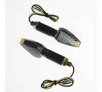A-Pro Coppia Frecce Moto Led Indicatori Direzione Sport Universali Naked Carbonio