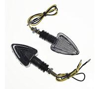 A-Pro Coppia Frecce Moto Led Universali Indicatori Direzione Touring Sport Carbonio