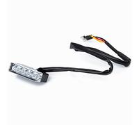 A-Pro Fanale Posteriore Moto Led Mini Luce rosso Omologato E11 Universale Nero