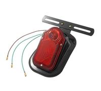 A-Pro Faro Posteriore Stop Moto Custom Croce Rosso Scooter Portatarga