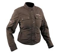 A-Pro Giacca Donna Moto Scooter Protezioni CE Estiva Impermeabile Lady Città BROWN XL