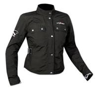 Ladies Scooter Textile Jacket CE Armour Waterproof Motorbike Motorcycle Black L