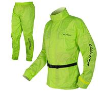 Tuta Impermeabile Giacca Pantaloni Combinazione Antipioggia alta Visibilità