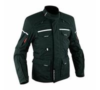 A-Pro Giacca Tessuto Moto Impermeabile Termica Sfoderabile Touring Cordura Nero XL