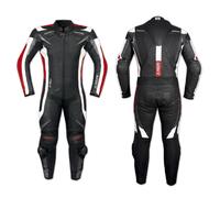 A-PRO leather Suit CE Armored Cowhide Mororcycle Motorbike Quality Red 54