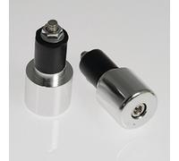 A-pro, manopola da moto, 17 mm, universale, manubrio, contrappesi, cromata