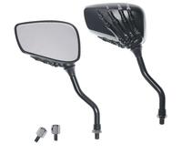 Mirrors Rearview Custom Style Motorbike Motorcycle Handlebar Black