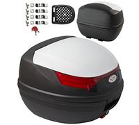 Top Case Box 32 LT Universal Motorbike Scooter Luggage Quad White