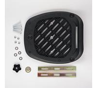 A-Pro Top Case - Leuchten Top Box Valigetta Freno Moto Scooter Quad 32 L argento