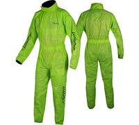 A-Pro Tuta 1 pezzo Riflettente Impermeabile Intera Anti Pioggia Alta Visibilità Outdoor Sport Fluo (XL)