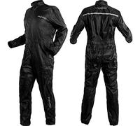 A-Pro Tuta Impermeabile Moto Scooter Anti Pioggia Cerata Completo Antiacqua Nero M
