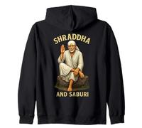 A proposito di Sai RAM | Shirdi Sai Baba | Shraddha & Saburi | Sai Baba Felpa con Cappuccio