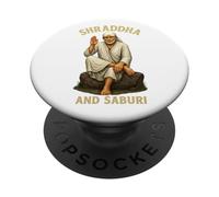 A proposito di Sai Ram | Shirdi Sai Baba | Shraddha & Saburi | Sai Baba PopSockets PopGrip Adesivo