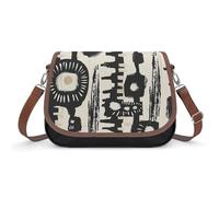 A Psychedelic Cat Crossbody Borse da donna in pelle Borse da viaggio Borse a tracolla Tote Bag per uso quotidiano, Design con stampa africana, Taglia unica
