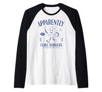 A Quanto pare Divertente, Mi piacciono Gli Hamburger Maglia con Maniche Raglan