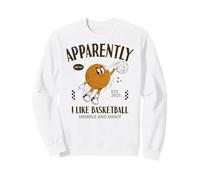 A Quanto pare Divertente, Mi Piace Il Basket Felpa