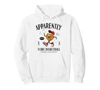 A Quanto pare Divertente, Mi Piace Il Basket Felpa con Cappuccio
