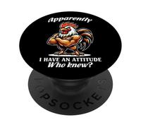 A quanto pare ho un atteggiamento che sapeva? PopSockets PopGrip Adesivo