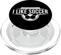 A quanto pare mi piace il calcio - Design divertente per il giorno del gioco PopSockets PopGrip per MagSafe
