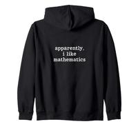 A Quanto pare Mi Piace la Matematica Felpa con Cappuccio