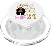 A Queen Was Born on April 24 Happy Birthday To Me 24th Aprile PopSockets PopGrip per MagSafe