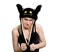 A/R Cappello da Salto con Orecchio in Movimento | Cappello da Fantasma in Peluche Creativo per Donne e Ragazze,Premendo Il Cappello da Salto Divertente Regalo di novità, Le Zampe faranno Muovere