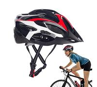 A/R Caschi da bici MTB, caschi da bicicletta integralmente modellati, caschi da ciclismo per uomini e donne, taglia regolabile, leggero e traspirante
