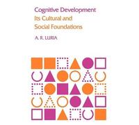 A. R. Luria Cognitive Development (Tascabile)