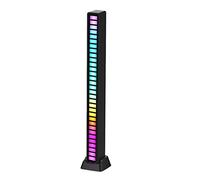 A/R Smart Sound Control Light Bar - Luce wireless vocale, LED colorata creativa con 18 modalità sincronizzazione musicale a 32 bit, spettro audio per auto, giochi
