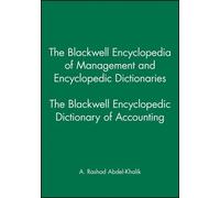 A. Rashad Abdel Blackwell Encyclopedic Dictionary of Accounting (Bla (Tascabile)