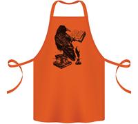 A Raven Lettura A Libro Letteratura Cotone Grembiule 100% Biologico