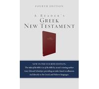 A Reader's Greek New Testament: Ribbon Marker;italian Duo-tone™, Burgundy