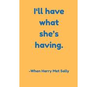 A Recipe Notebook: I'll Have What She's Having