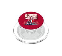 A remi con la nave vichinga norvegese Norvegia Longship Norse Heritage PopSockets PopGrip per MagSafe