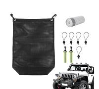 A Rete Per Rifiuti - Nylon Riutilizzabile Antistrappo,Sacco A Rete Per Spazzatura E Attrezzi ATV,Per Avventura All'Aperto Escursioni Su Sentiero Overlanding Campeggio