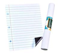 a righe magnetica per lavagna bianca, blocco note cancellabile a | Quaderno magnetico per insegnare a scrivere, per scuola, casa, ufficio, riunioni, album elementari, diario