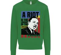 A Riot Martin Luther King Black Lives Matter Uomo Sweatshirt Jumper