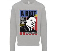 A Riot Martin Luther King Black Lives Matter Uomo Sweatshirt Jumper