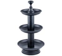 A Ripiani Stand Pavimento Bigné Supporti Fruttiera Buffet Scandinava Nero