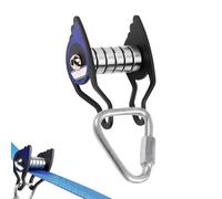 a rulli di corda, 113,40 kg, per esterni con un moschettone, adatto per parchi, giochi all'aperto, giochi per ostacoli, avventure di arrampicata, bambini e ragazze