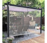 a rullo impermeabili per esterni, ideali per gazebo, balconi, verande | Tenda avvolgibile trasparente in plastica, tenda divisoria per esterni, 160*200 cm, adatta per spazi esterni
