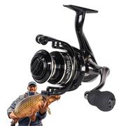 a rullo, mulinello per in acqua salata - Ruote in metallo Spincast, portatile Tackle, rapporto di marcia portatile 5.2: 1 strumento di Baitcasting per River Lake