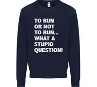 A Run O Not To ? What A Stupid Domanda Bambini Felpa Maglione