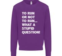 A Run O Not To ? What A Stupid Domanda Uomo Felpa Maglione